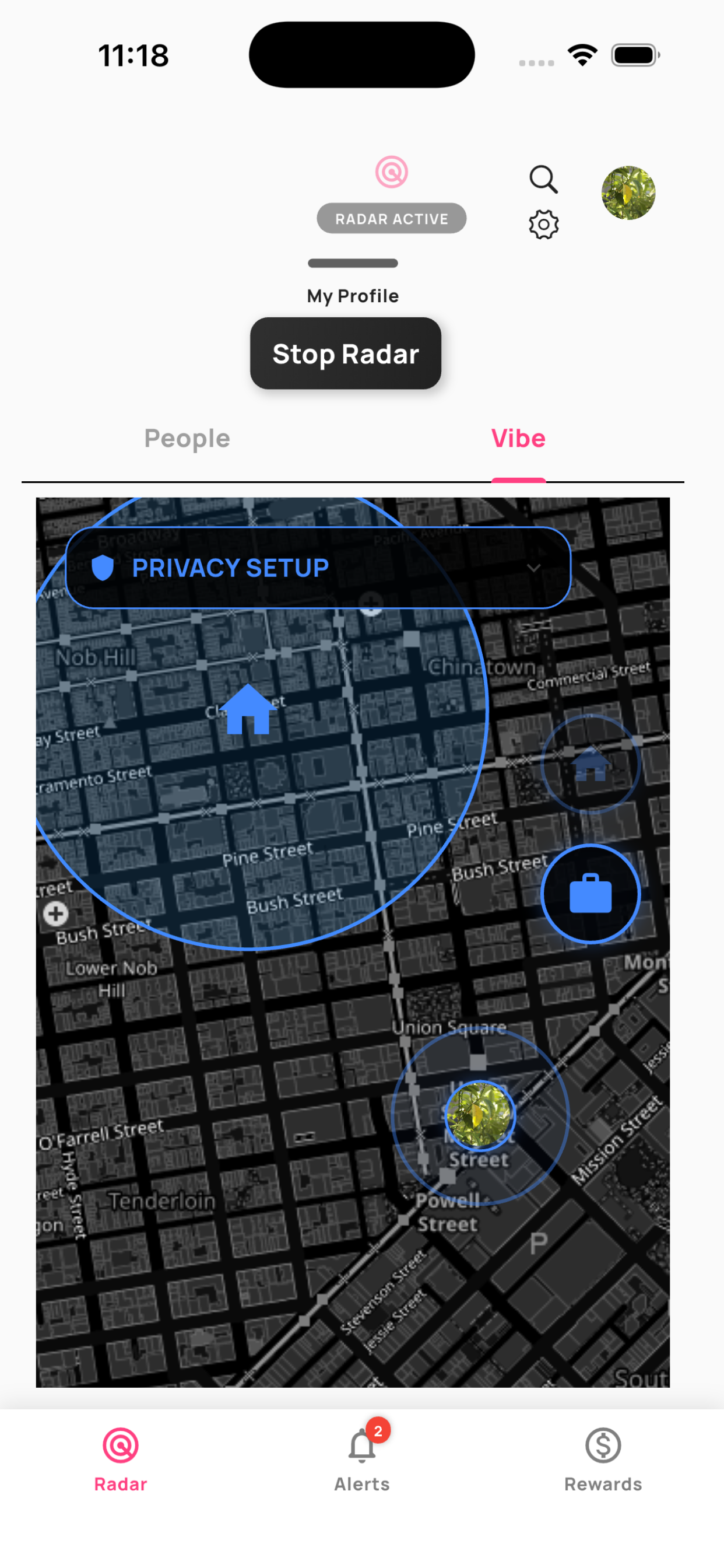 CTWOME Radar Screenshot